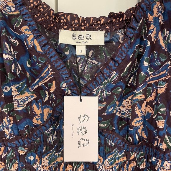 Sea New York Noah Print Midi Dress (NWT) - Picture 4 of 5